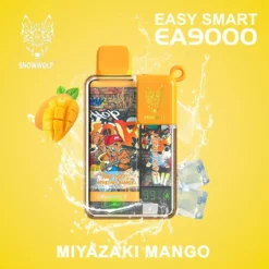 SnowWolf Easy Smart EA9000 Disposable Vape Miyazaki Mango