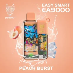 SnowWolf Easy Smart EA9000 Disposable Vape Peach Burst