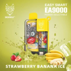 SnowWolf Easy Smart EA9000 Disposable Vape Strawberry Banana Ice