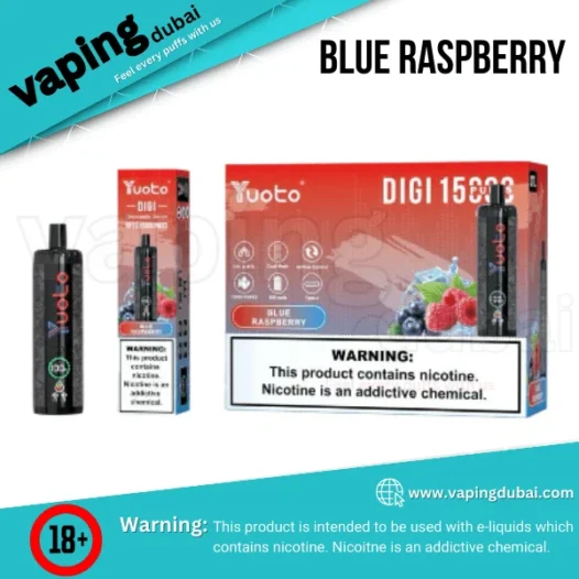 Yuoto DIGI 15000 Puffs Disposable Vape Blue Raspberry