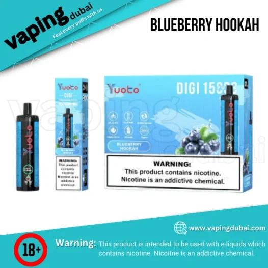 Yuoto DIGI 15000 Puffs Disposable Vape Blueberry Hookah