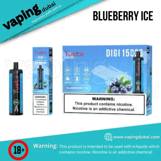 Yuoto DIGI 15000 Puffs Disposable Vape Blueberry Ice