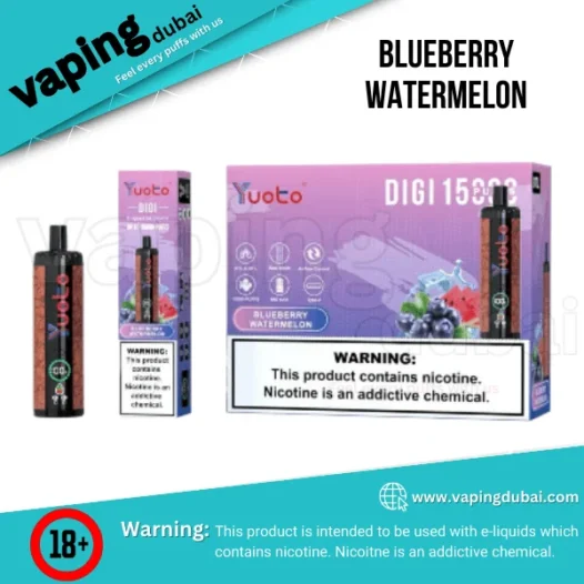 Yuoto DIGI 15000 Puffs Disposable Vape Blueberry Watermelon