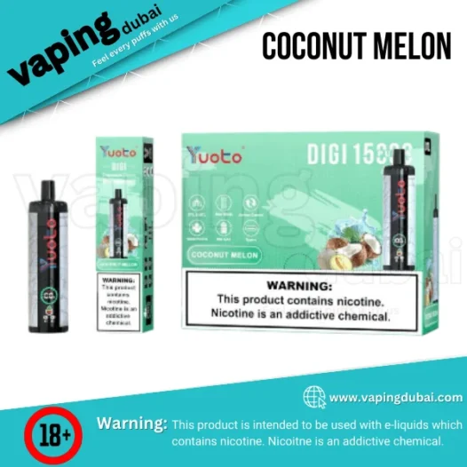 Yuoto DIGI 15000 Puffs Disposable Vape Coconut Melon