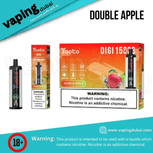 Yuoto DIGI 15000 Puffs Disposable Vape Double Apple