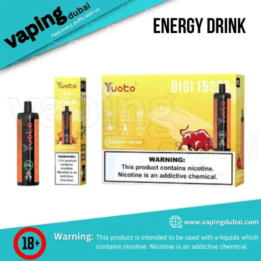 Yuoto DIGI 15000 Puffs Disposable Vape Energy Drink