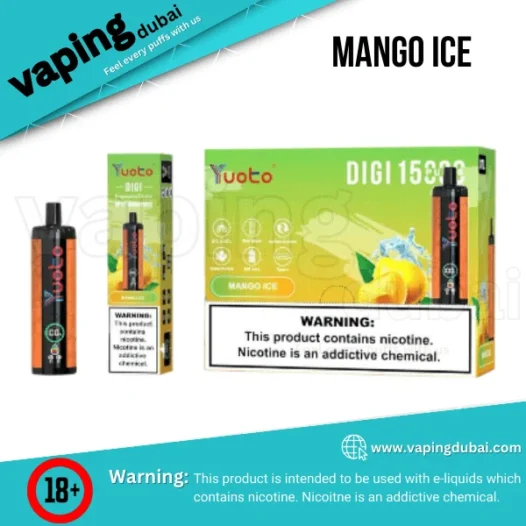 Yuoto DIGI 15000 Puffs Disposable Vape Mango Ice