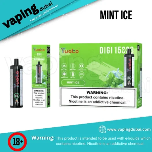 Yuoto DIGI 15000 Puffs Disposable Vape Mint Ice