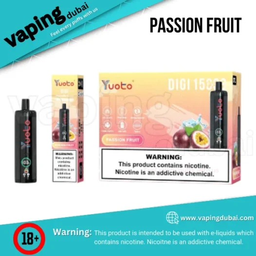 Yuoto DIGI 15000 Puffs Disposable Vape Passion Fruit