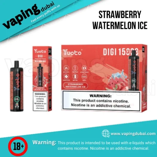 Yuoto DIGI 15000 Puffs Disposable Vape Strawberry Watermelon Ice