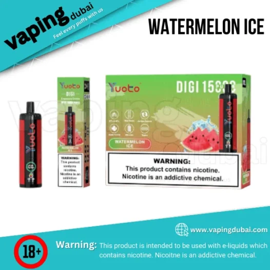 Yuoto DIGI 15000 Puffs Disposable Vape WaterMelon Ice