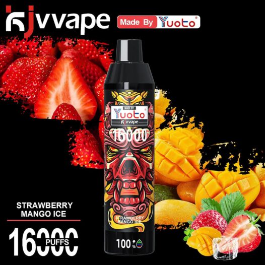 Yuoto Devil KJV 16000 Puffs Strawberry Mango Ice