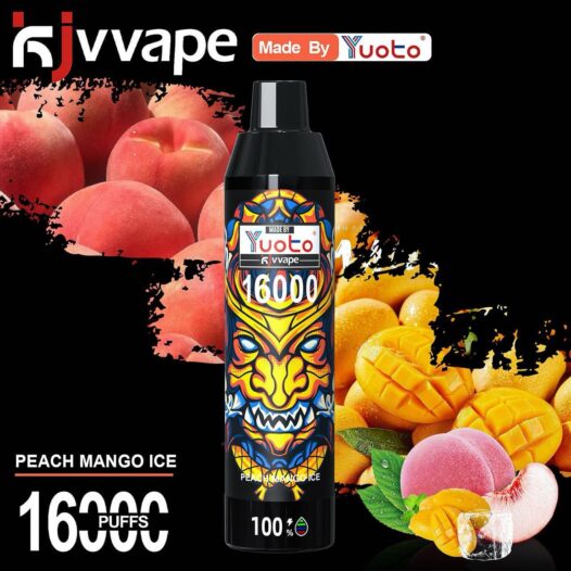 Yuoto Devil KJV 16000 Puffs peach mango ice