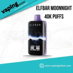 Best Elfbar MoonNight 40K puffs disposable vape in Dubai
