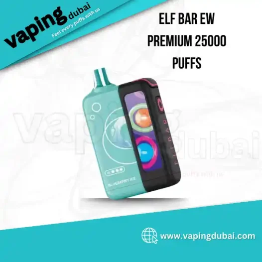 Elf Bar ew Premium 25000 Puffs 50mg Nicotine Ice Adjustable Disposable Vape in Dubai, UAE