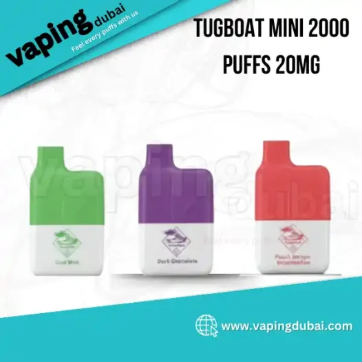 Tugboat Mini 2000 Puffs 20mg Disposable Vape in Dubai, UAE