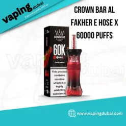 Crown Bar Al Fakher E Hose X 60000 Puffs Disposable Vape in Dubai, UAE
