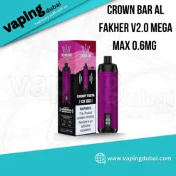 Crown Bar Al Fakher v2.0 Mega Max 0.6mg Nicotine 40000 Puffs Disposable Vape in Dubai, UAE