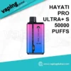Hayati Pro Ultra+ S 50000 Puffs 20mg Nicotine Disposable Vape in Dubai, UAE