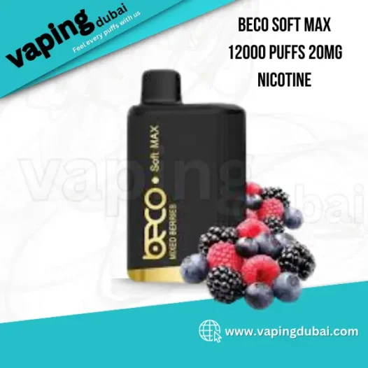 Beco Soft Max 12000 Puffs 20mg Nicotine Disposable Vape in Dubai, UAE