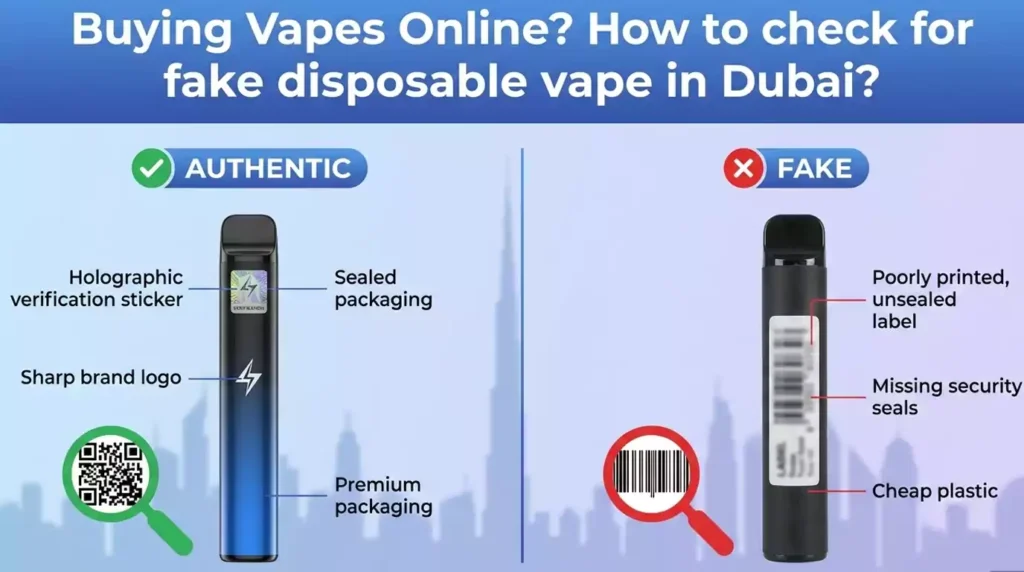 fake and real vapes in dubai