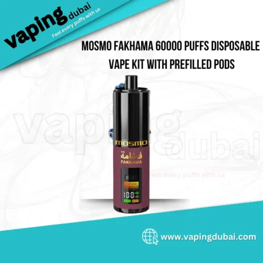 Mosmo Fakhama 60000 Puffs Disposable Vape Kit with Prefilled Pods in Dubai