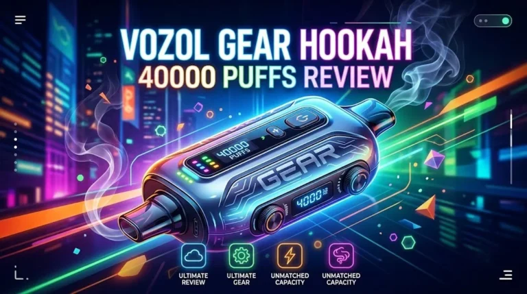 How Does the VOZOL Gear Hookah 40000 Puffs Recreate the Shisha Experience?
