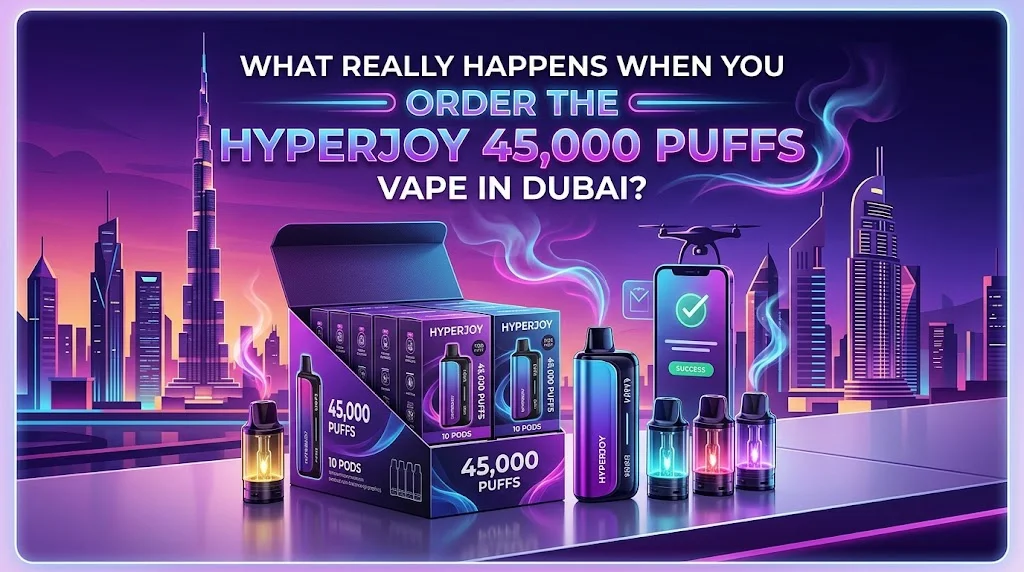 What Really Happens When You Order the Hyperjoy 45,000 Puffs Vape in Dubai?